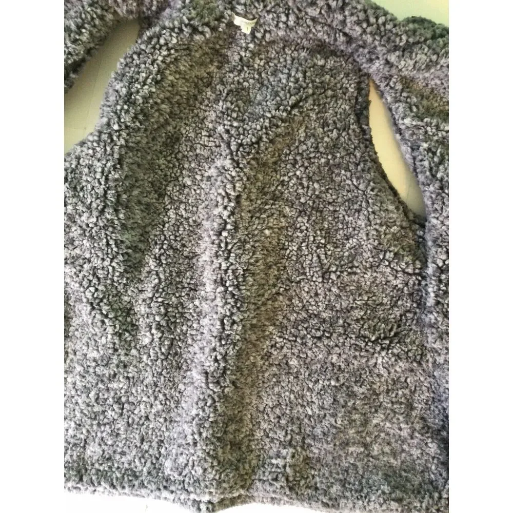 maurices plus‎ size 1 Womens Sherpa Lined Reversible Vest Black/white Plaid